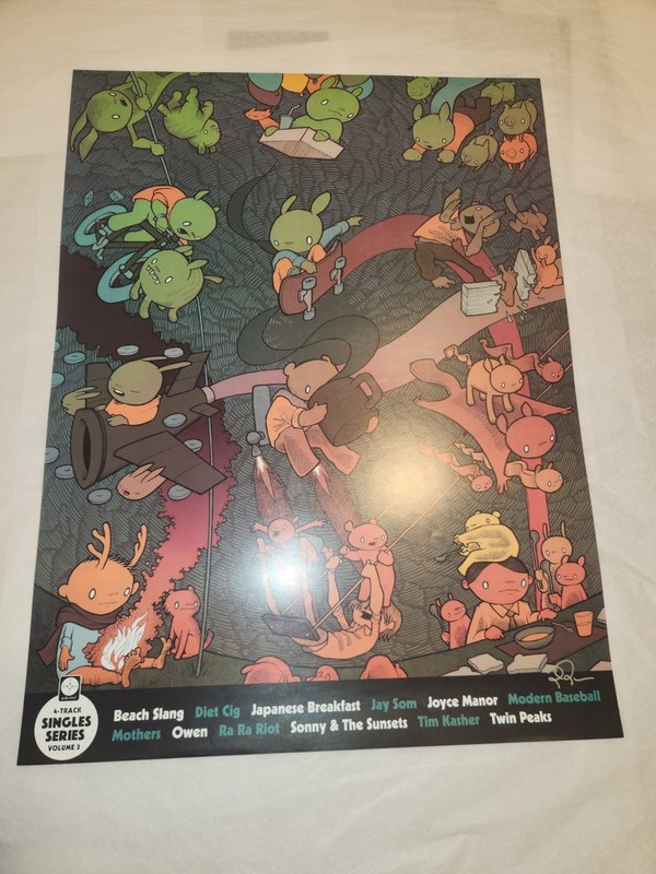 Jay Ryan "Polyvinyl" Lithograph print poster from 2016
