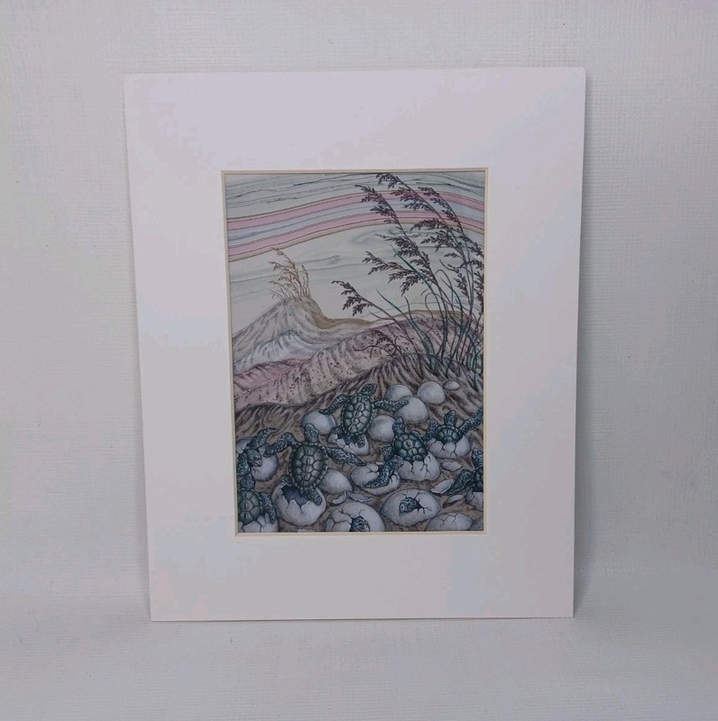 Sea Turtle Hatching Sea Turtles Giclee Print gallery