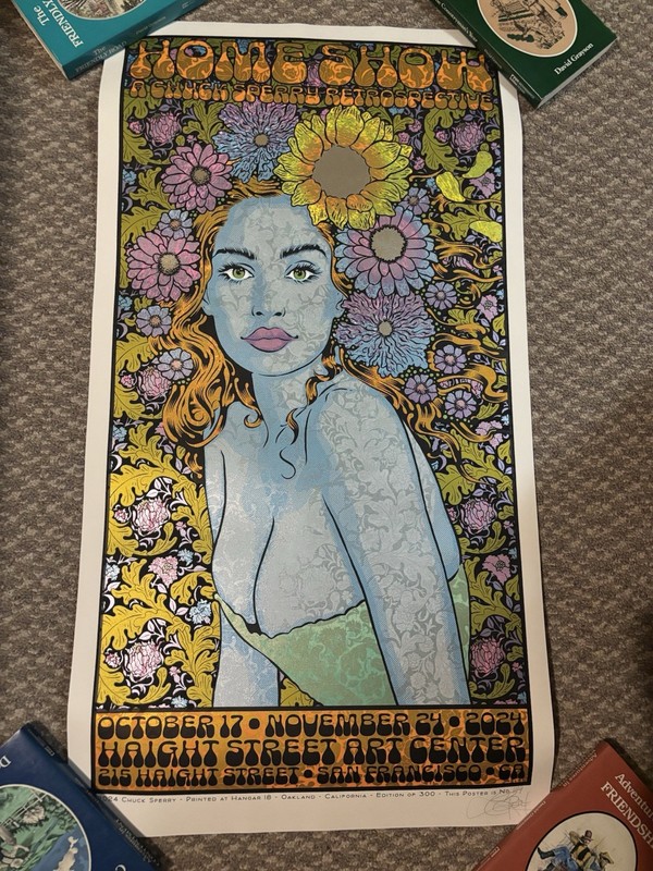 Chuck Sperry «Home Show» Print. Haight Street Art Center, Signed, #’d Out Of 300