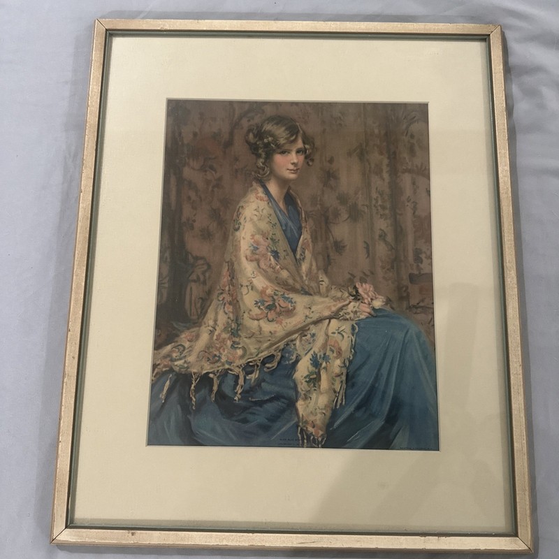 Alice Blue Gown Print – Newly Framed 17 X 21 1/2 Inches – Alice Roosevelt