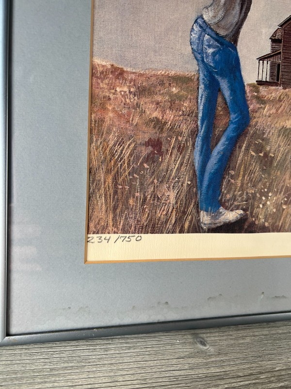 Signed Ernie Barnes Limited Edition LITHOGRAPH In The Beginning 234/750 gallery
