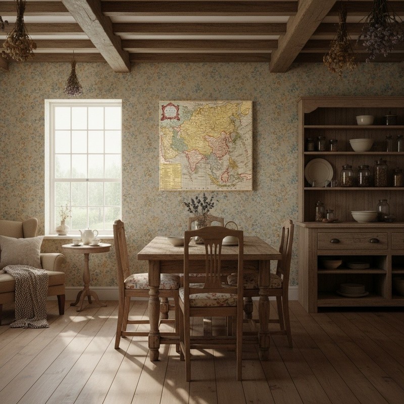 Vintage Maps - Asia 'S - Art Print on Paper or Canvas gallery