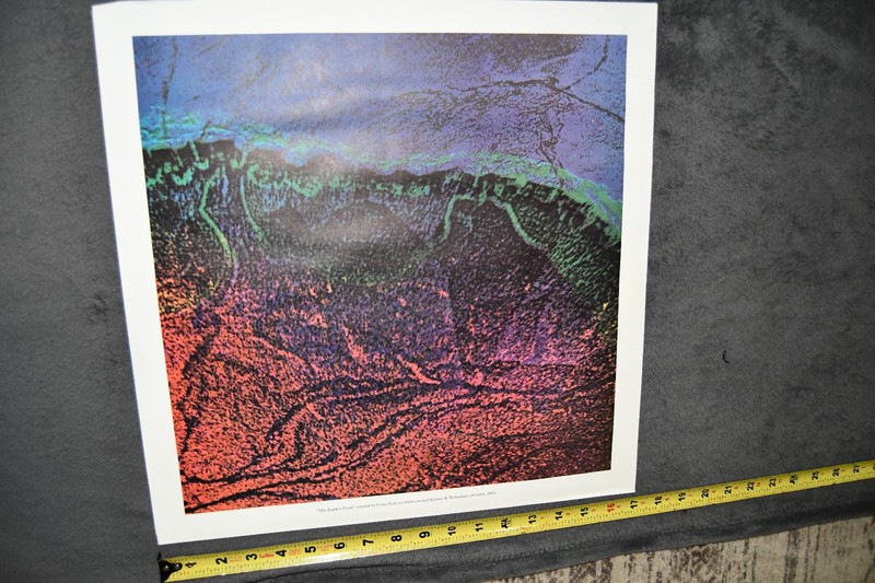 1962 Science & Technology Print Scott Hyde The Earth’s Crust