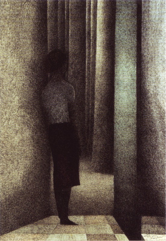 Léon Spilliaert – The Open Door (1945) – 17″ x 22″ Fine Art Print