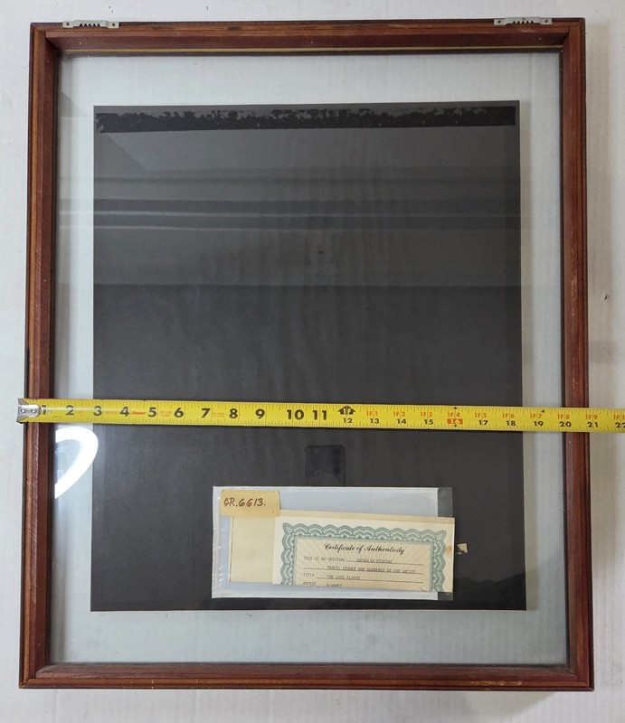 Vtg Signed Alvarez Intaglio Etching Lute Player 10/150 Framed Spanish Art W/ COA gallery