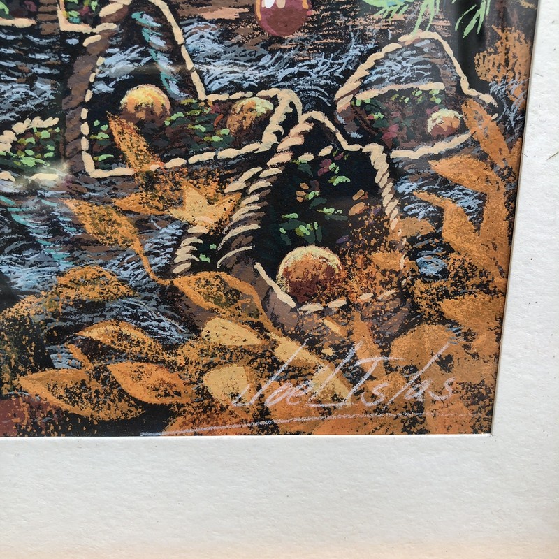 Mexican Artist Joel Islas Huitron Nativity Christmas Limited Serigraph 486/950 gallery