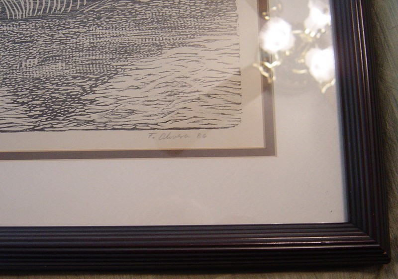 Mexican Original Artist Proof, signed, 1986, Print by Fernando Olivera Oaxaca gallery