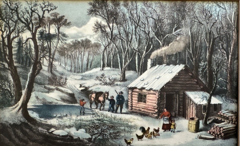 Currier and Ives Lithograph Print Reproductions Matted Lot Of 5 10 3/8”x 7 1/4” gallery