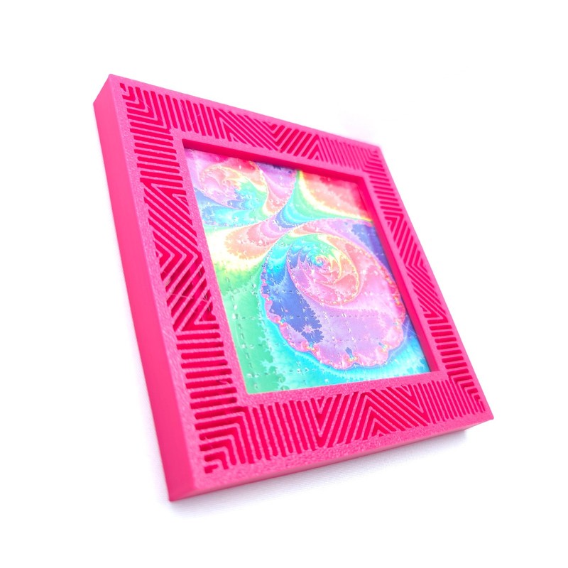 Framed Blotter Art Print – Build Your Own Psychedelic Wall Art – Custom Color