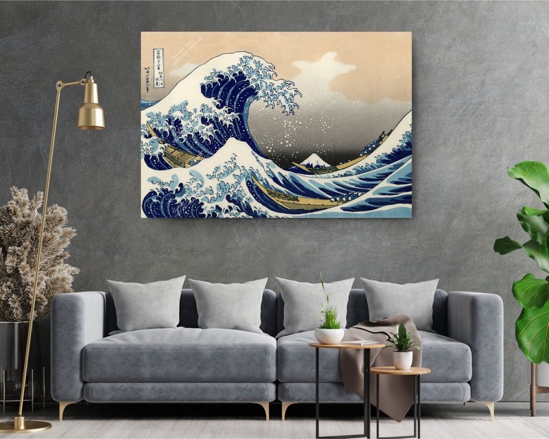 The Great Wave off Kanagawa Hokusai Asian Canvas Print Art Décor Wall Art gallery