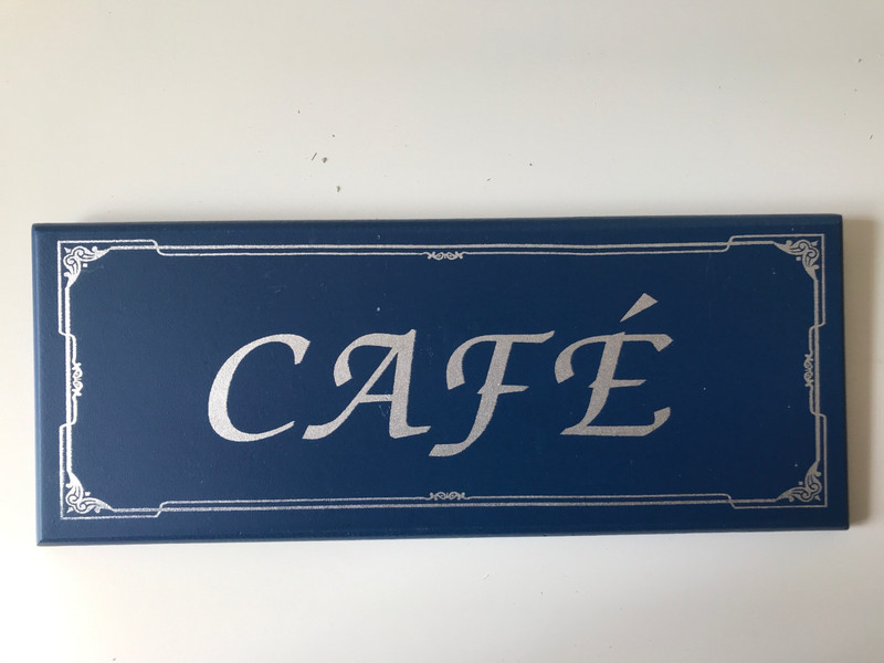 WALL HANGING CAFFEE SIGN PICTURE 25.5 X 10 X 1 CM NO:15