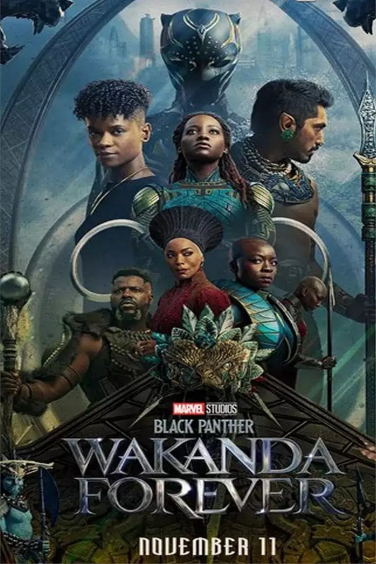 Black Panther Wakanda Forever Marvel Film Poster Wakanda Wall POSTER CANVAS A