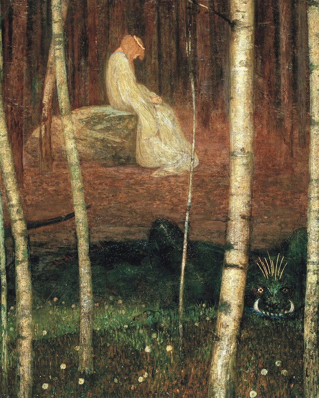Vintage Fairytale Illustration Reproduction Giclee Print on Fine Art Paper