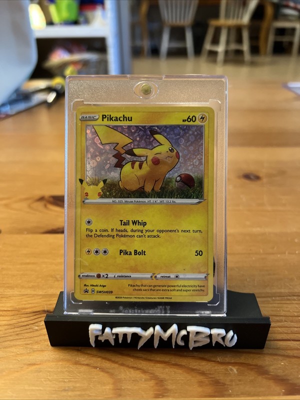 Pikachu Rare Hollow Variety From 2020