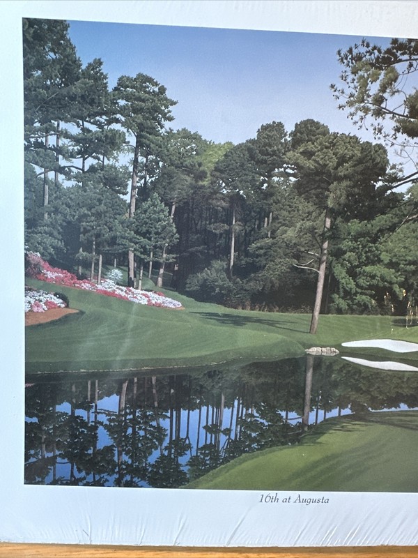 Danny Day Golf Print 16th at Augusta New in Plastic 9 1/2 x 11" Father’s Day ‘01 gallery
