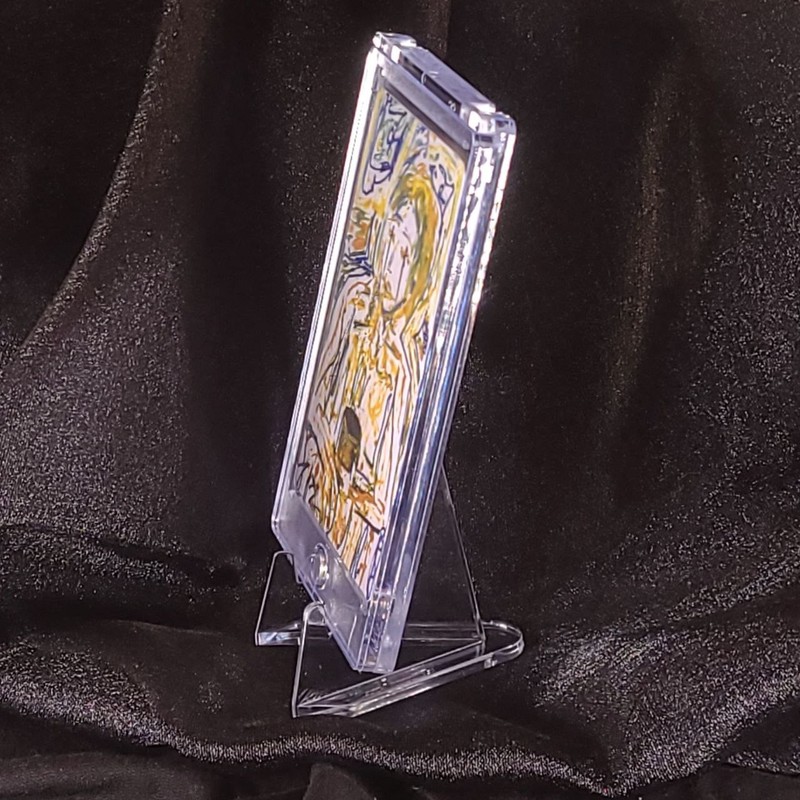 A Simple Meditation ACEO Art Card Ltd Ed 3/50 | JFeelgood | Acrylic | Mag Case gallery