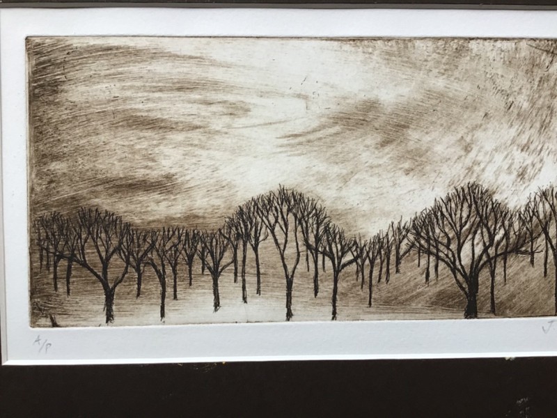 Original Etching Mounted Print. Artist’s Print 42cms x 27cms. gallery
