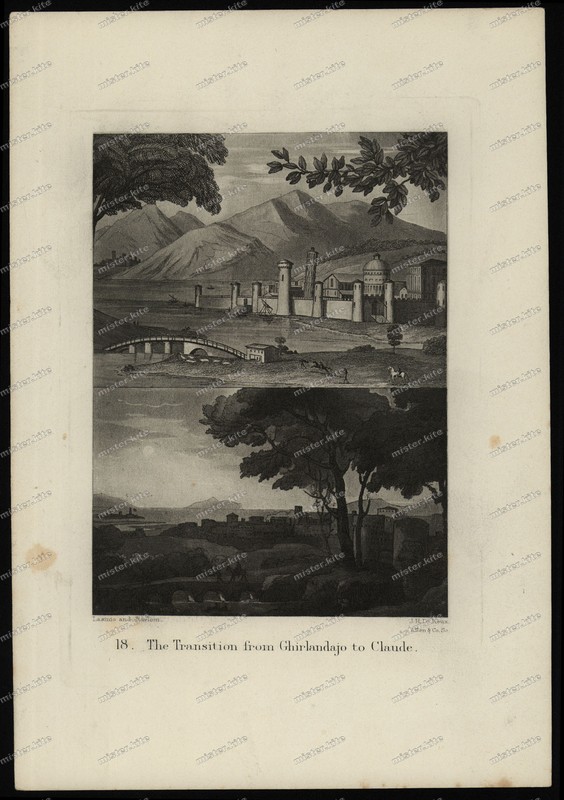 Print-Steel Engraving-Lasinio-Earlom-Transition-Ghirlandajo-JH.Le Keux-53