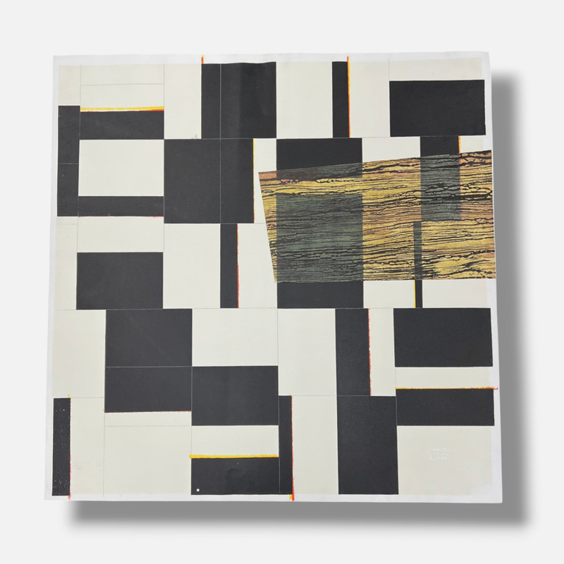Daniel Lupion Romero «S/T» 2001 Limited Signed Fine Wall Art, 71×71 cm