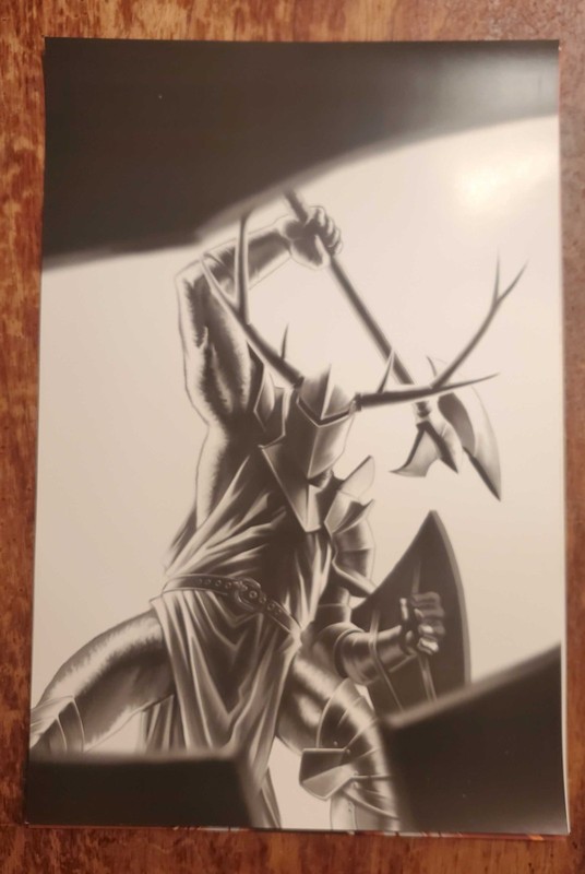 The Hedge Knight 12×18 Art Print SIGNED By MIKE S MILLER HBO Knight o’7 Kingdoms