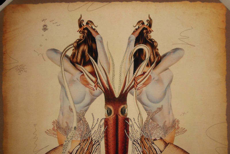 Handiedan Nerevalis Giclee Art Print # 2/35 Digitally Signed 20" x 25" Pin-Up gallery