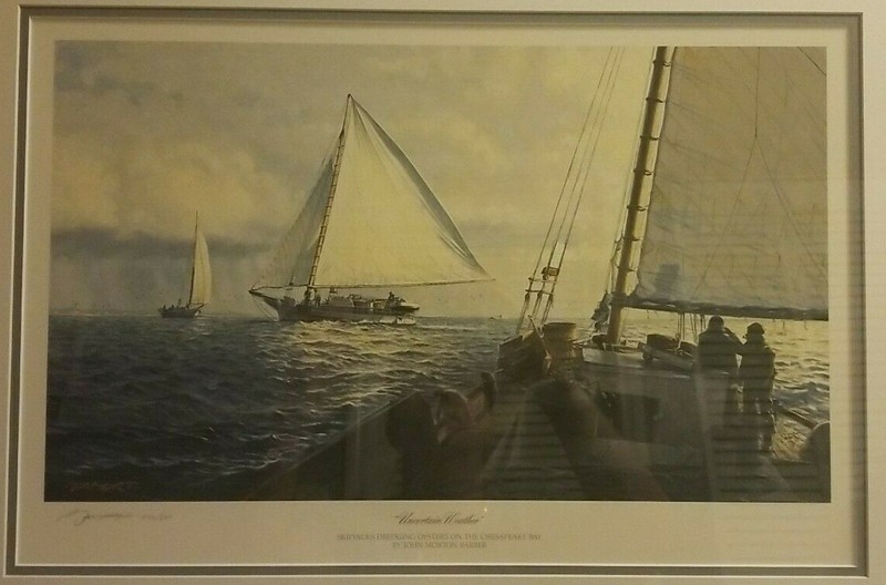 John M. Barber «Uncertain Weather» Limited, Numbered Edition Print, Free Shippin