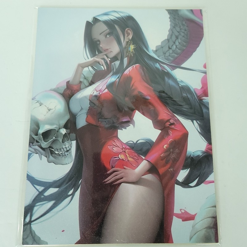 Boa Hancock #028 One Piece Double-sided Art Board Size A4 8″ x 11″ Waifu Card