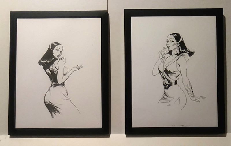 FRANK FRAZETTA DEINA DRAWINGS, ELEMENTS 9x11 O.O.A.K. 1970s PHOTSTATS, NEW, MINT gallery