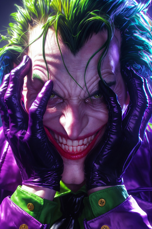JOKER Fine Art Print 13×19 Limited Edition 1 of 30 DC Batman Harley