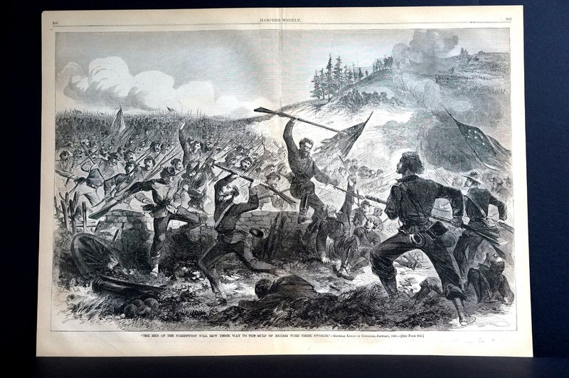 General John Logan Statement 1863 MEN OFF THE NORTHWEST WILL HEW WAY Large Print gallery