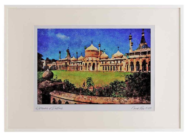 805093 Pavilion Brighton Sussex England U.K. A3 Picture Frame Watercolour print
