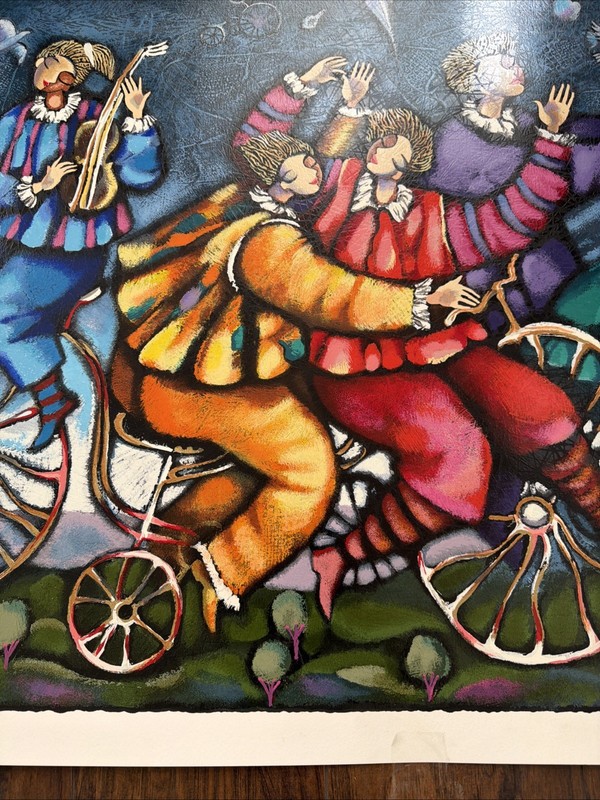 Spring Fancy” By Michael Kahan 195/ 350, Exceptional Colors with COA(2000) gallery