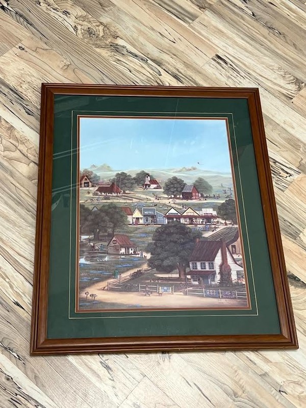 Beth B Cummins Limited Edition Print Folk Art American Primitive Country Signed