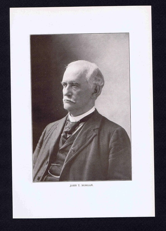 Confederate General John Tyler Morgan, Alabama – 1909 Historical Print