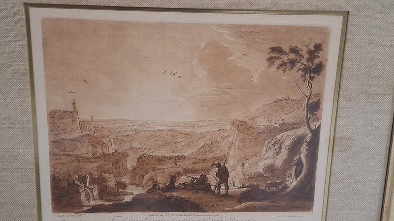 Claude Lorrain Earlom Engraving Plate 89 Liber Veritatis c.1776 Antique Print gallery