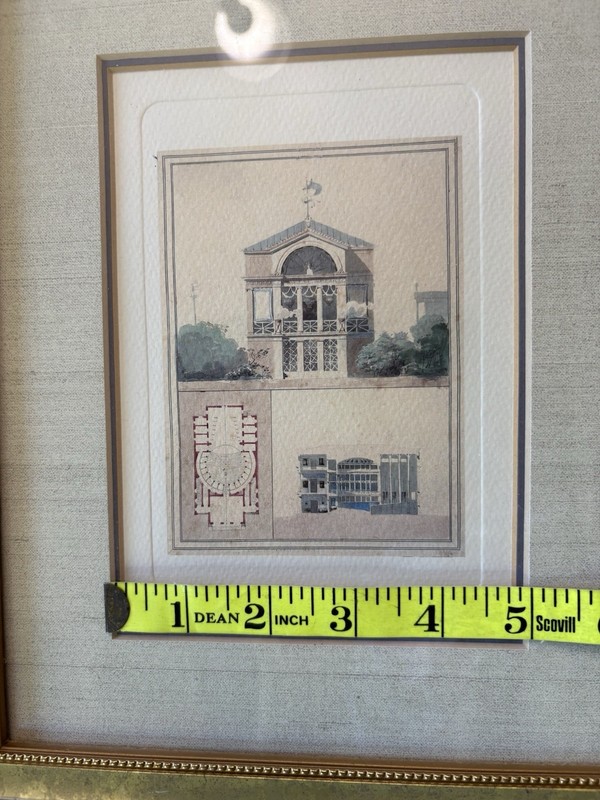 D'Architecture a Paris Ecole Royale 1822 Framed Print gallery