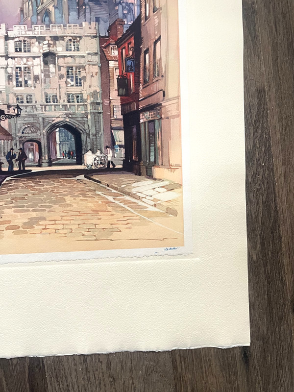 Canterbury Cathedral Canterbury England by Al Mettel Print 12 x 17 gallery