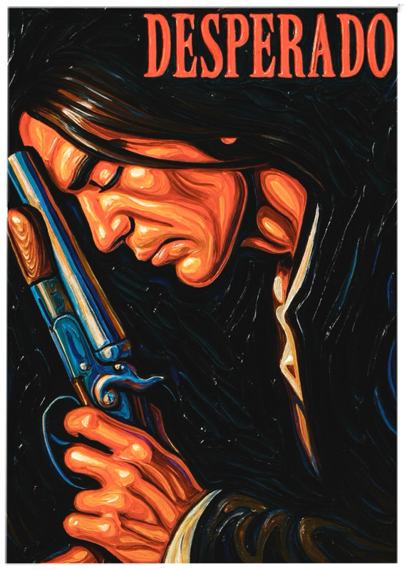 DESPERADO * Fun Novelty * MOVIE * Art Card * ATC ACEO