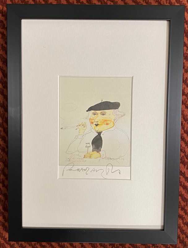 Paul Hogarth RA - Cafe Des Artistes - Artist Signed Limited Edition gallery