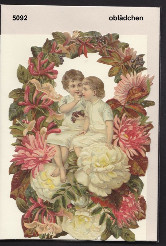 #Poetry Pictures #EF 5092,Children IN Flower Wreath – Gleam