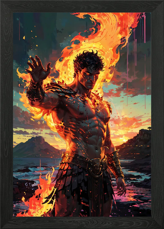 Prometheus: Fire Eternal Framed Wall Art Poster Canvas Print Picture