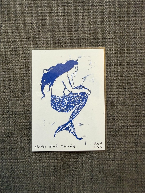 Ana Inciardi Mini Print- CHARLES ISLAND MERMAID