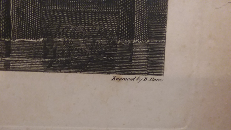 Original 1738 Wm HOGARTH Published, BARON Engraving EVENING - Times of Day 19x24 gallery