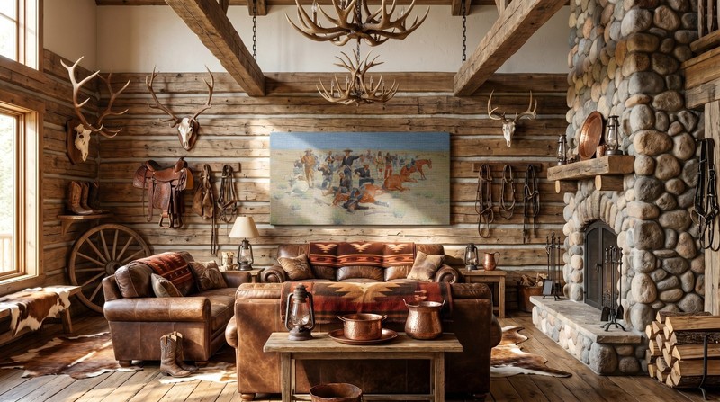 Rounded Up by Frederic Remington Western Giclee Art Print + Ships Free gallery