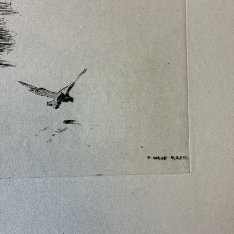 Philip Kappel Etching “In the Caribbean" Sailboat gallery