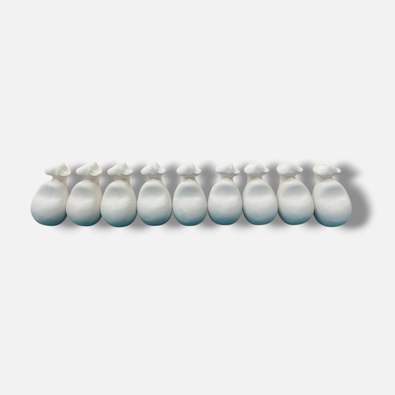 Martí Cormand Rifà «9 figures il.Iluminades» 2003 Limited Ceramic Fine Art