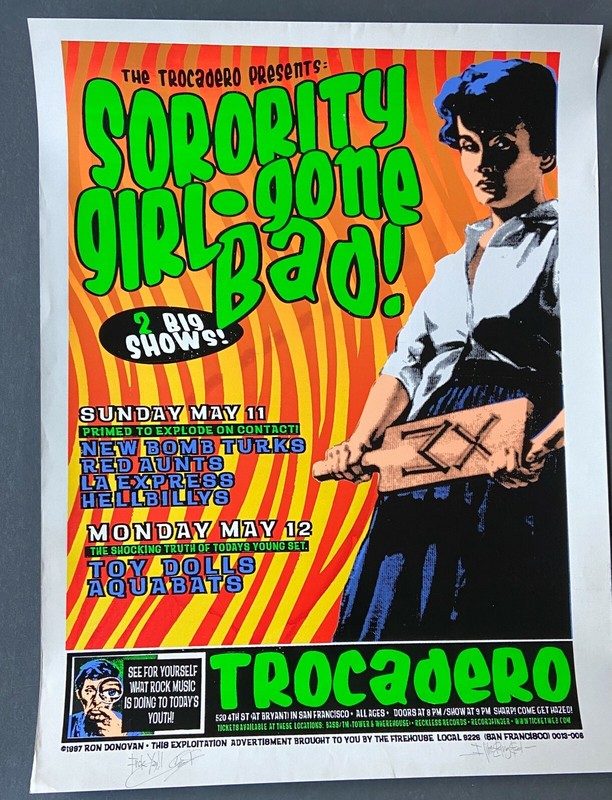 Sorority Girl Gone Bad: Philadelphia, 1997 Poster, Signed by Ron Donovan