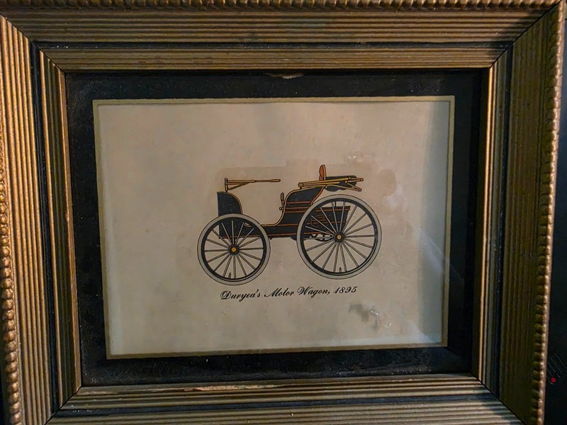 Vintage Framed 1950 Auto C.P. Hornung 1900s Fine Art Lithograph Lot of 5