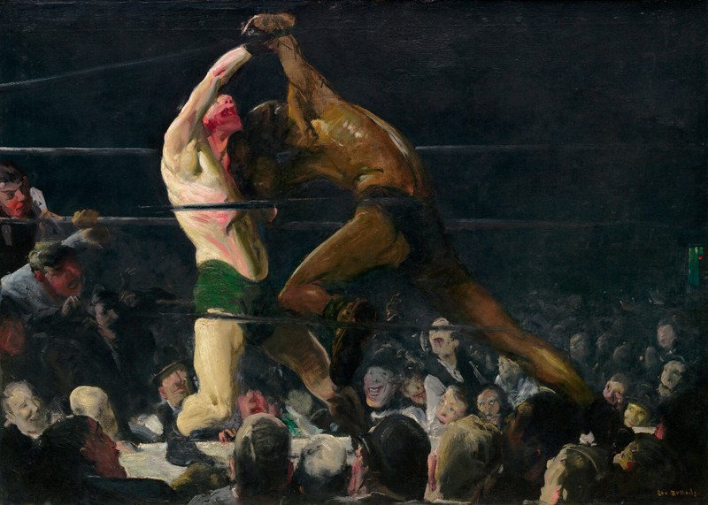 George Bellows – Both Members of This Club 1909 Signed -17″ x 22″ Fine Art Print