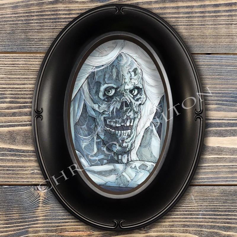 Creepshow Creep Stephen King Horror Movie Framed Art Print By Chris Oz Fulton